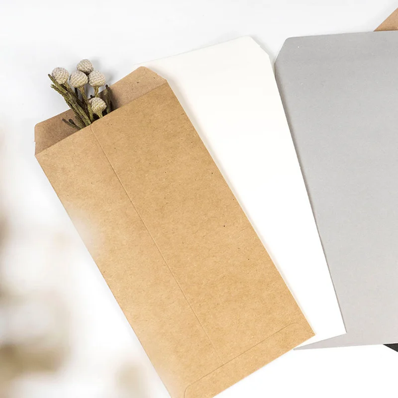 

10 20pcs Kraft Paper Bags White Silver Black Paper Envelopes Gift Bags Wedding Birthday Christmas Party Supplies Wrapping Decor