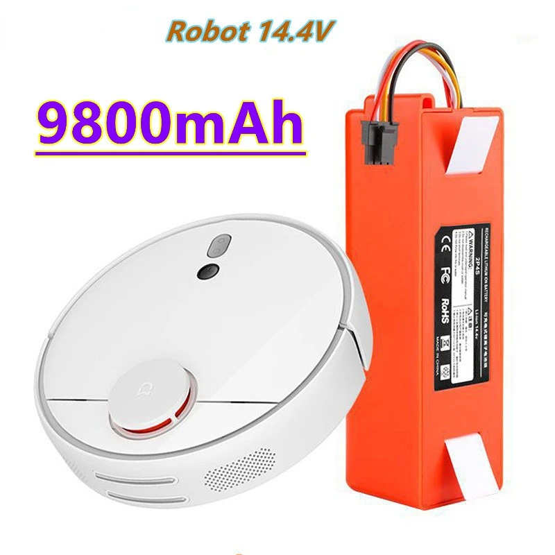 

Bateriadereposiçãopararobôaspirador.,9800mah,pararoborocks50s51s55,acessórios,peçassobressalentes,bateriadeíondelítio