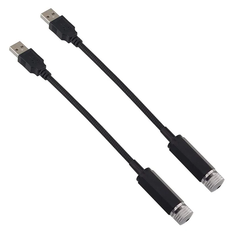 

2 шт., Автомобильные светодиодные проекторы с USB-портом