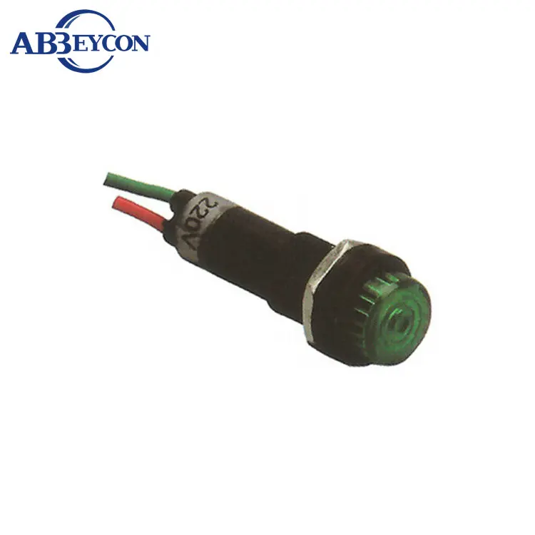

ZS83 10mm pilot lamp 24vdc indicator lamp with wire car alarm indicator lights