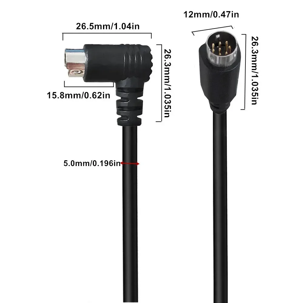 Codo 8-контактный разъем Line mini din8 Core аудио и видеолиния видеодекодификатор сканер