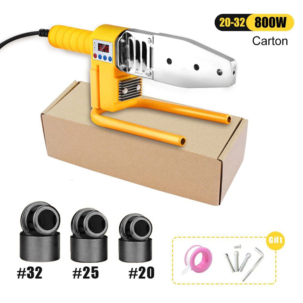 

Hot-melt Pipe Welding Machine 20-32 20-63 800W /1000W Constant Temperature Fast Heat Conduction Non-slip Handle