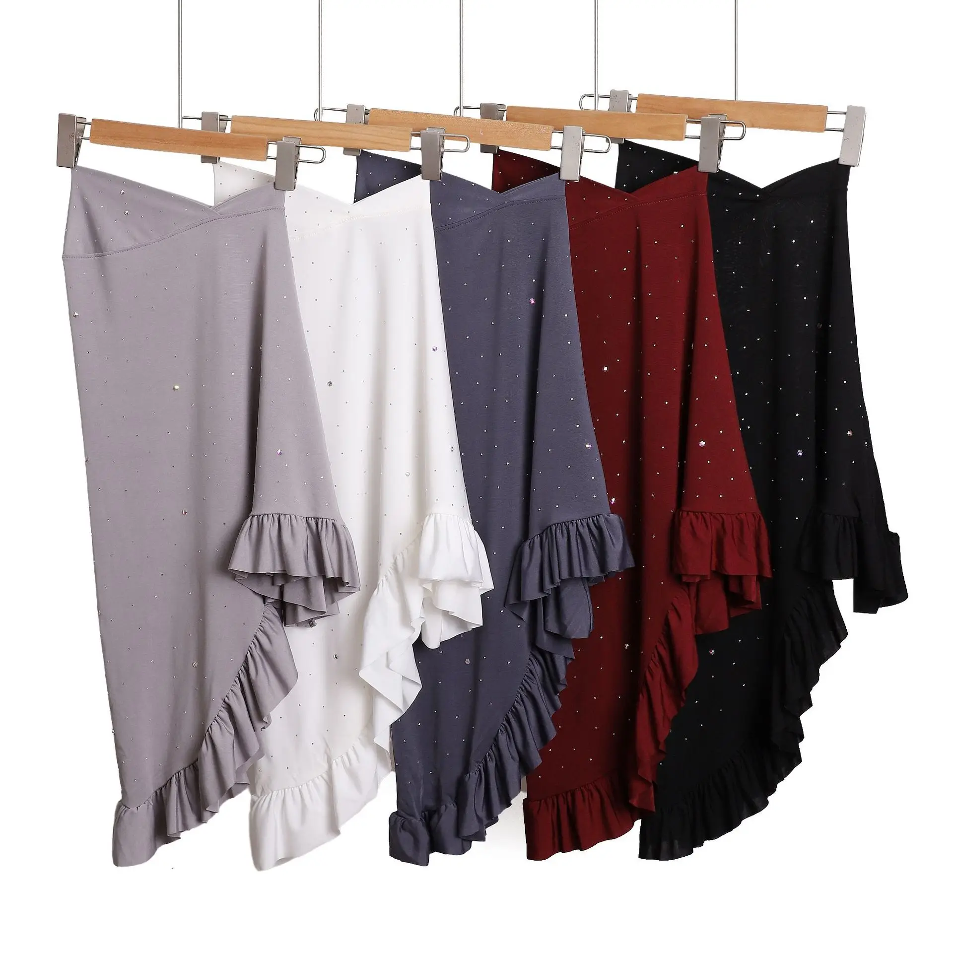 Мусульманский цельный хиджаб исламский молитвенный шарф с горячим бурением