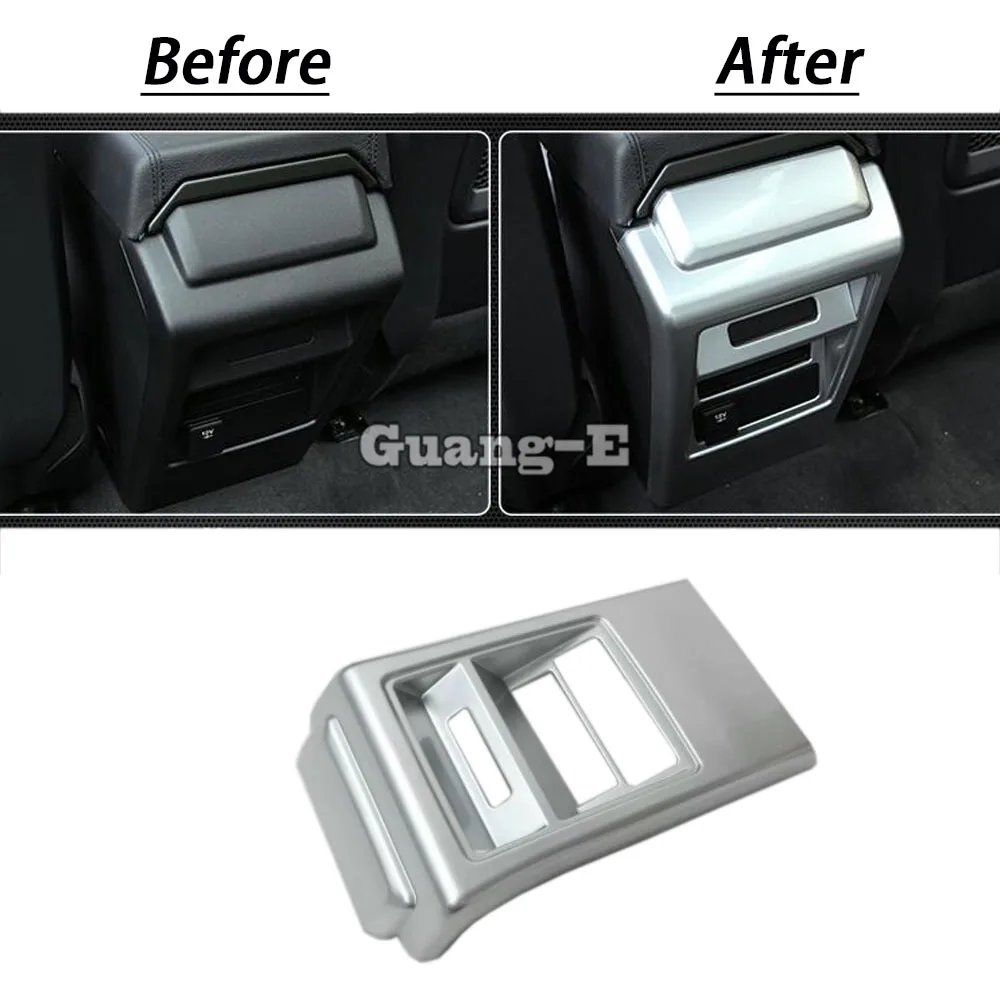 

For Land Rover Discovery Sport 2015 2016 2017 2018 2019 Armrest Rear Back Upside Air Conditioning Outlet Vent Anti Kick Board