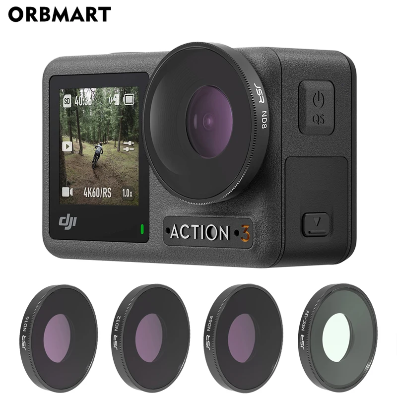 

Filter for DJI Osmo Action 3 4 Lens Filters UV CPL ND 8/16/32 NDPL Polarizer Diving Camera Lens for DJI Action 3 4 Accessories