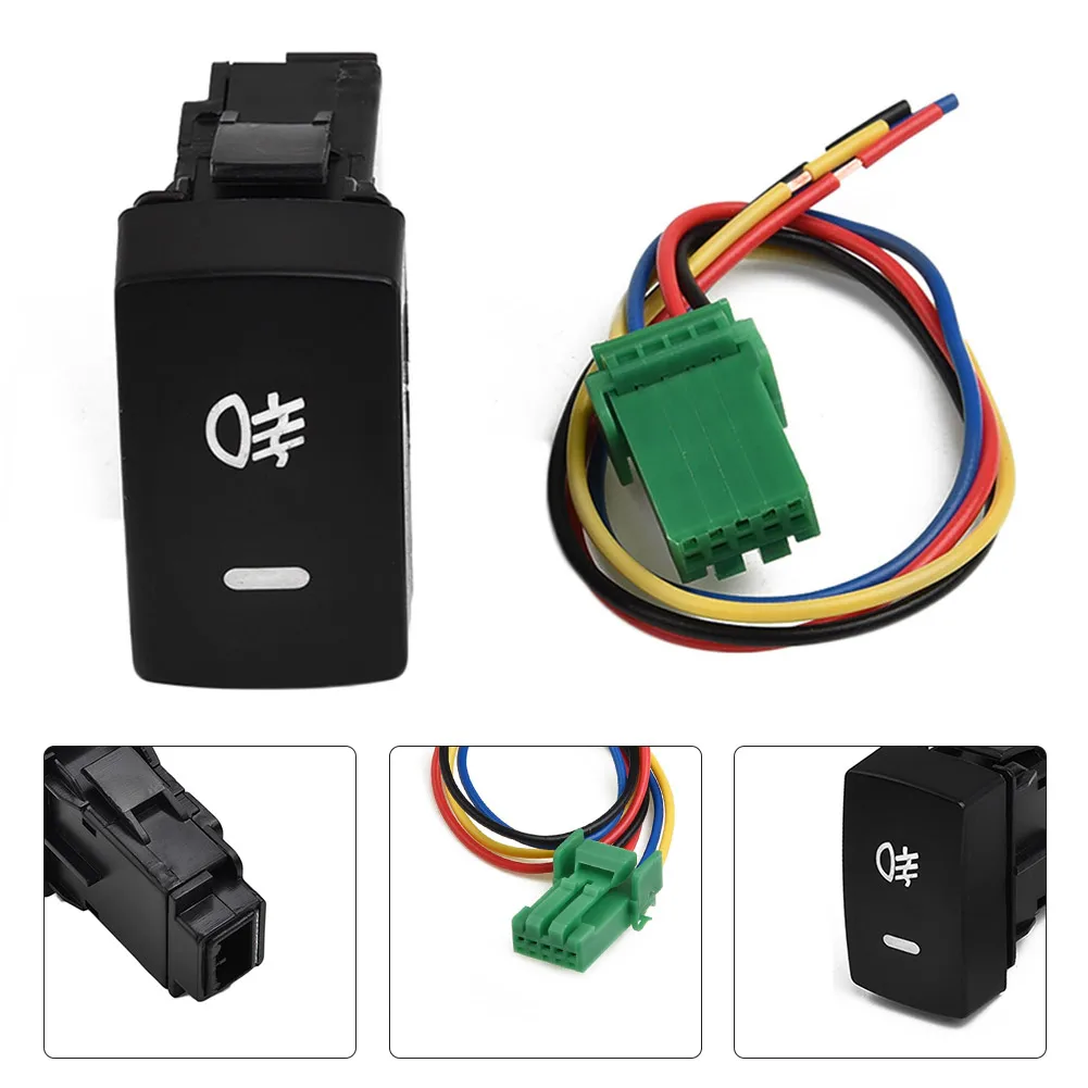 

Car Modification Switch Suitable For Honda Fog Light Switch Switch With Wire Pin Push Button Fog Light Switch