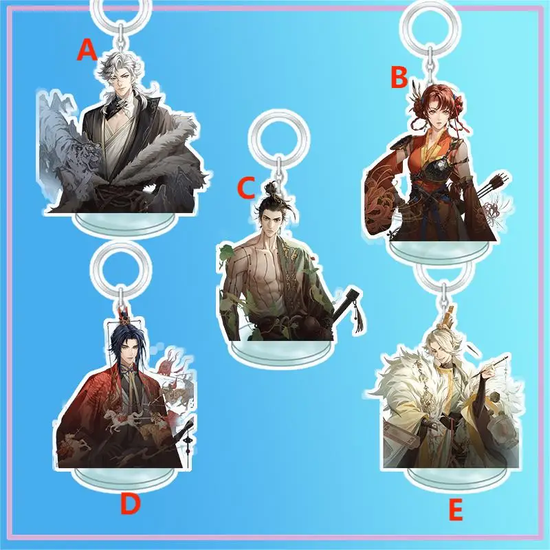 

Anime Stand Keychain Ashes of the kingdom Yangxiu Huatuo Strap Keyring Dual-purpose Desktop Decoration 8cm