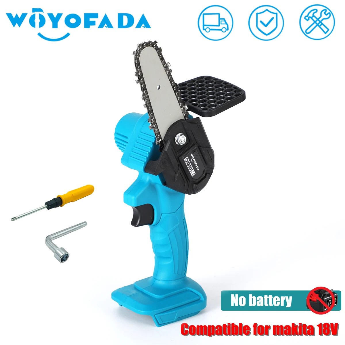 

Portable Electric Pruning Saw Rechargeable Small Electric Saws Woodworking One-handed Electric Saw Garden Logging For Makita
