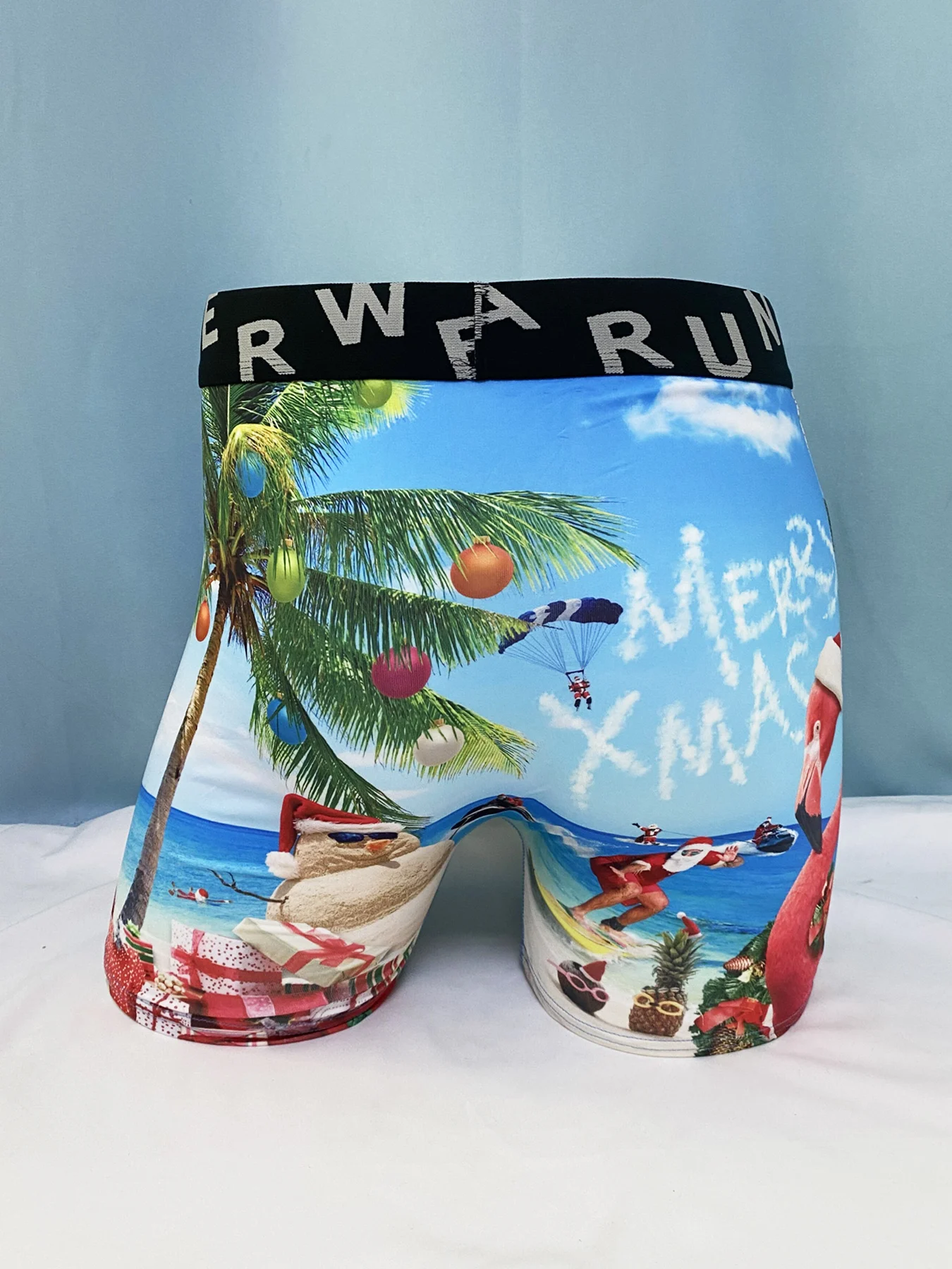 Смешная Рождественская елка Санта-Клаус Снеговик мужской костюм животного