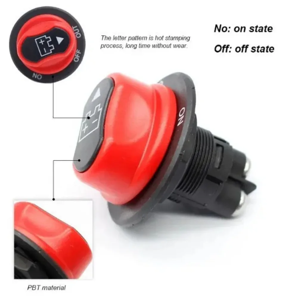 DC 12V 50A 100A 200A 300A Автомобильный раллийный аккумуляторный выключатель