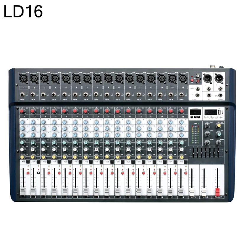 Мини-микшер LD16 16-канальный USB