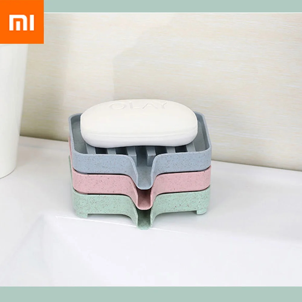 Держатель для мыла Xiaomi бытовой поднос душа кухни ванной комнаты ящик хранения