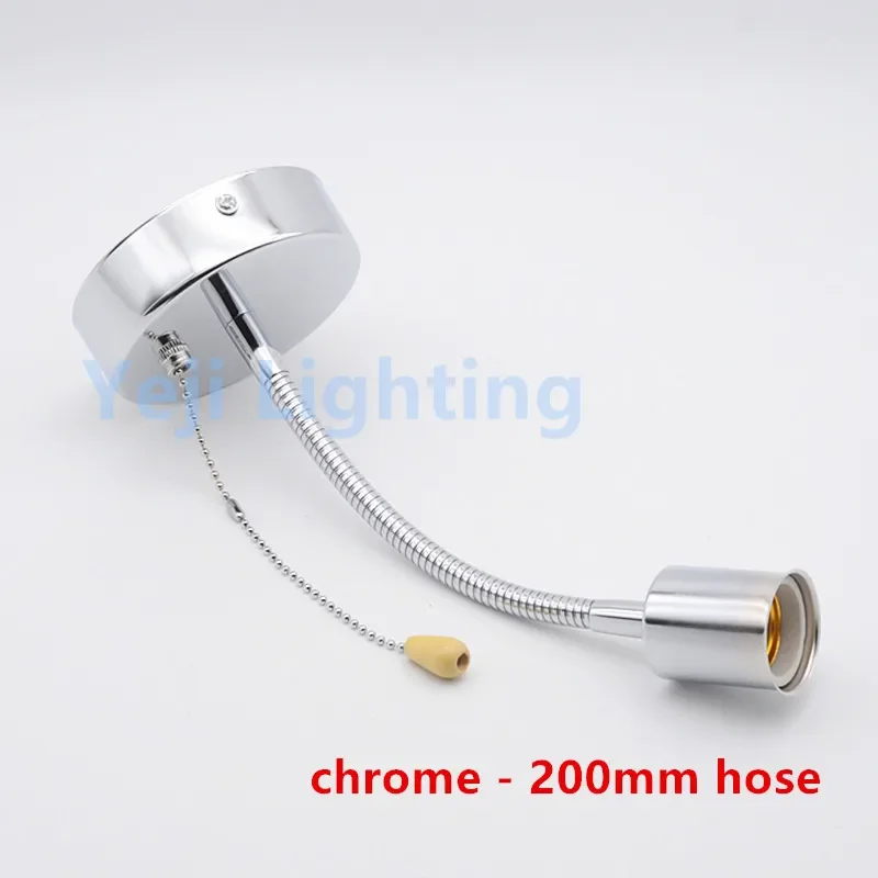 Потолочный розовый навес с вытяжным переключателем на молнии E27 керамический