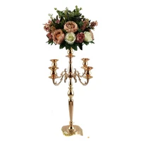 35 4 5 arms candlestick metal wedding party background decoration