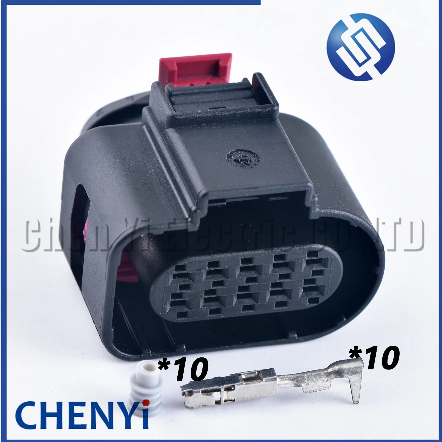 Автомобильный водонепроницаемый разъем, 10 контактов, 4H0 973 715 4H0 973 715A, разъем для модуля дверного замка 4H0973715 4H0973715A для VW