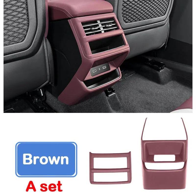 

Для Geely Monjaro Xingyue L задний воздуховыпускной отверстие с защитой от ударов, наклейка на панель из АБС-пластика, украшение интерьера автомобиля, автоаксессуары, чехол