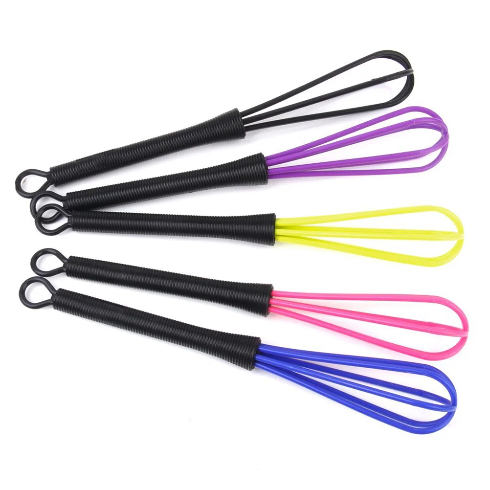 5pcs Whisks Egg Kitchen Whisk Hair Color Whisk Hand Mixer Bl