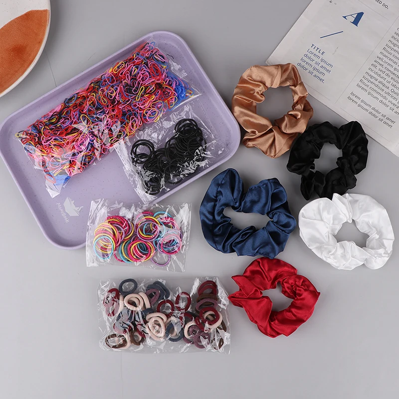 2155 шт./компл. аксессуары для волос женщин набор держателей хвоста резинки резинка