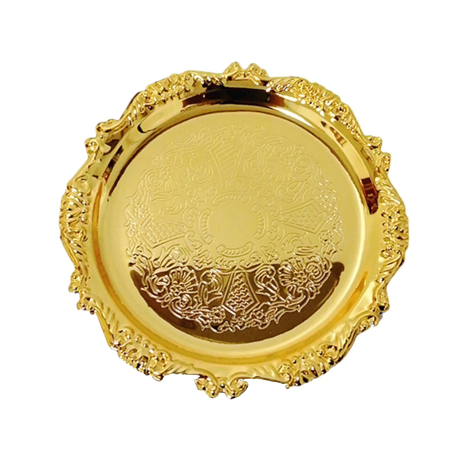 Металлический поднос для декора стола в гостиную Штабелируемый органайзер