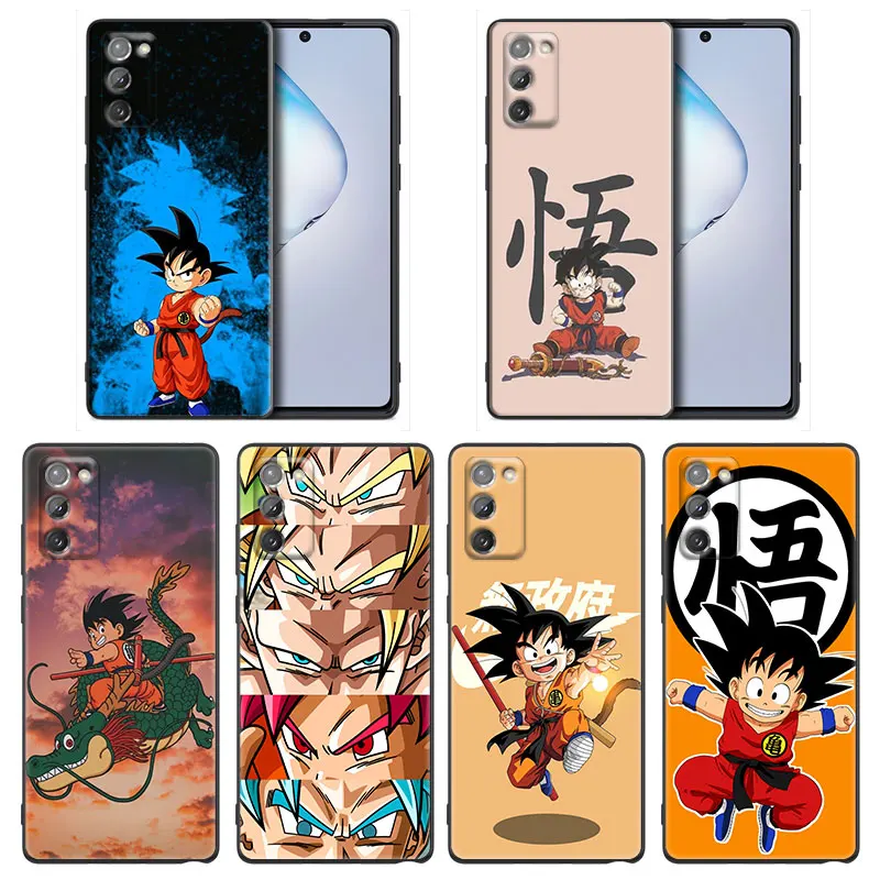 

Anime Dragon Ball Son Goku Phone Case for Samsung Note 8 9 10 20 5G M11 M12 M30s M32 M21 M51 F41 F62 M11 Silicone Case BANDAI