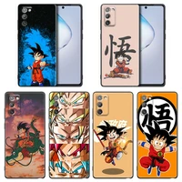 anime dragon ball son goku phone case for samsung note 8 9 10 20 5g m11 m12 m30s m32 m21 m51 f41 f62 m11 silicone case bandai
