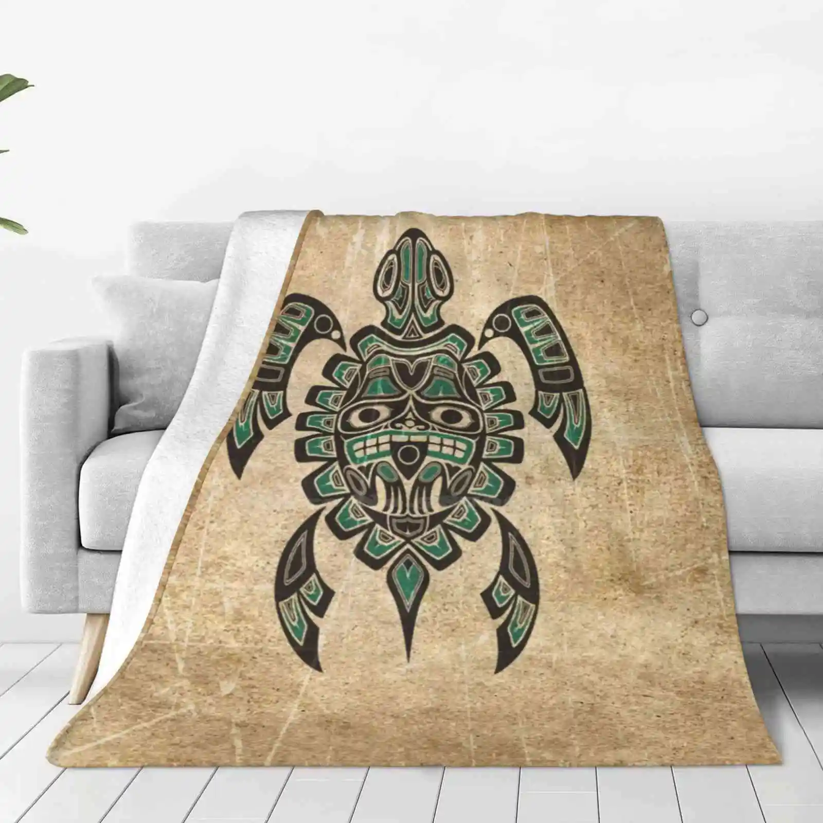 Голубая и черная морская черепаха Haida Spirit низкая цена новый принт Новинка модное