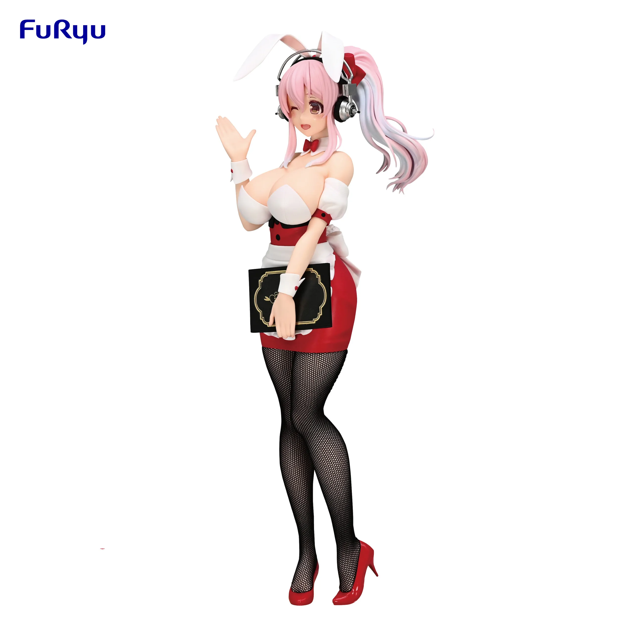 В наличии оригинальная аниме-фигурка SUPER SONICO BiCute Bunnies фигурка официантка ver. ПВХ