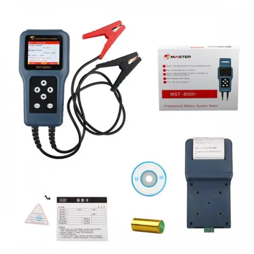 

MST-8000+ Digital Battery Analyzer with Detachable Printer Mst 8000+ Car Battery Tester