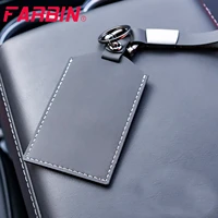 farbin card cover keychain holder keychain accessories card key set holder case key bag clip for tesla model 3ysx card cover