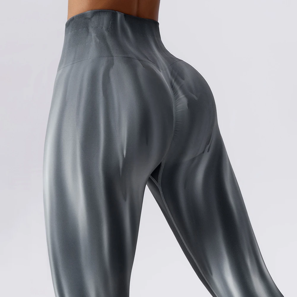 Women's High Waist Pants High Elastic Breathable Fitness Pants For Sports