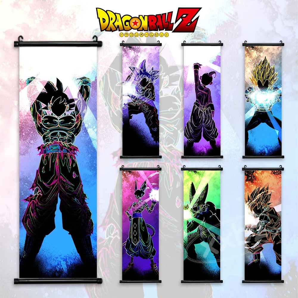 

Dragon Ball Posters Anime Wall Art Home Decor Hot Blooded Painting HD Print Kakarot Saiyan Canvas Picture Gift Movie Theater Bar