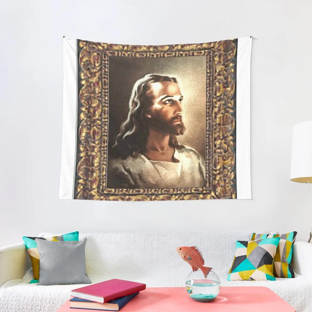 Гобелен WARNER SALLMAN'S JESUS FRAMED ковер на заказ настенный гобелен
