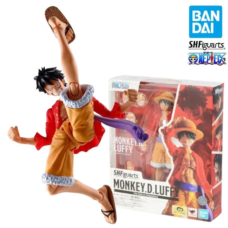 

В наличии Bandai One Piece S.h. Фигуртс Shf The Raid On Onigashima соломенная шляпа обезьяна. d.luffy Ghost Island аниме экшн-фигурка