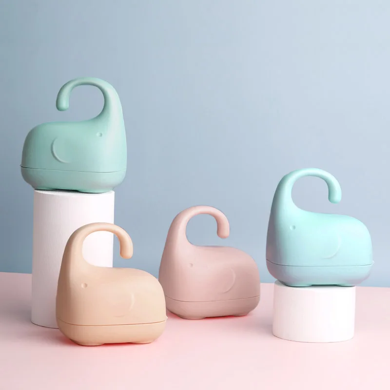 

Новый однотонный бокс для хранения соски в виде слона для новорожденных