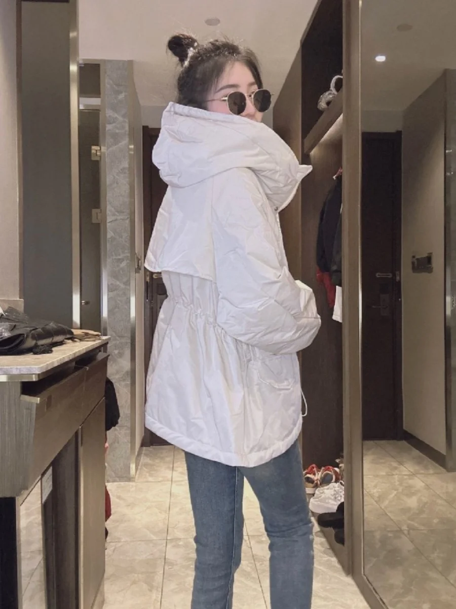 European Goods Jacket Outerwear Women Quilted 2024 Autumn and Winter New Two Cotton Casual Loose Thin Autumn clothes C...