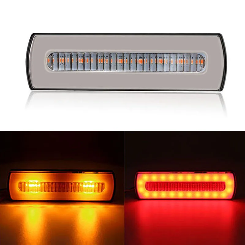 Задний фонарь для грузовика, мотоцикла, 40 светодиодов, 20 Вт, два цвета