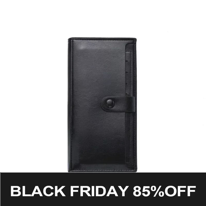

Men's long ultra-thin wallet multifunctional fashion high-end soft leather card holder multi-card slots and ID window