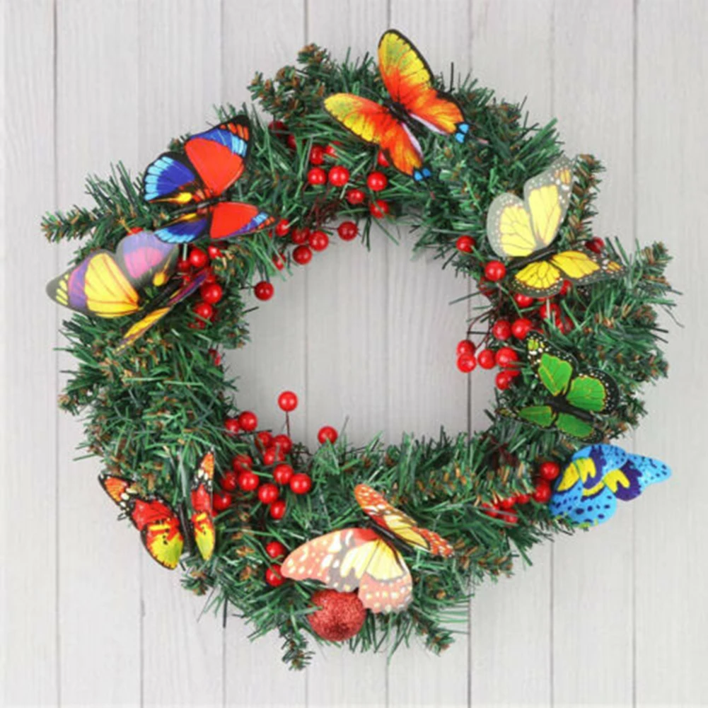 

100PCS PVC Garden Butterflies Decoration Home Ard Planter Colorful Whimsical Butterfly Stakes Decors For Outdoor Yard Lawn Party
