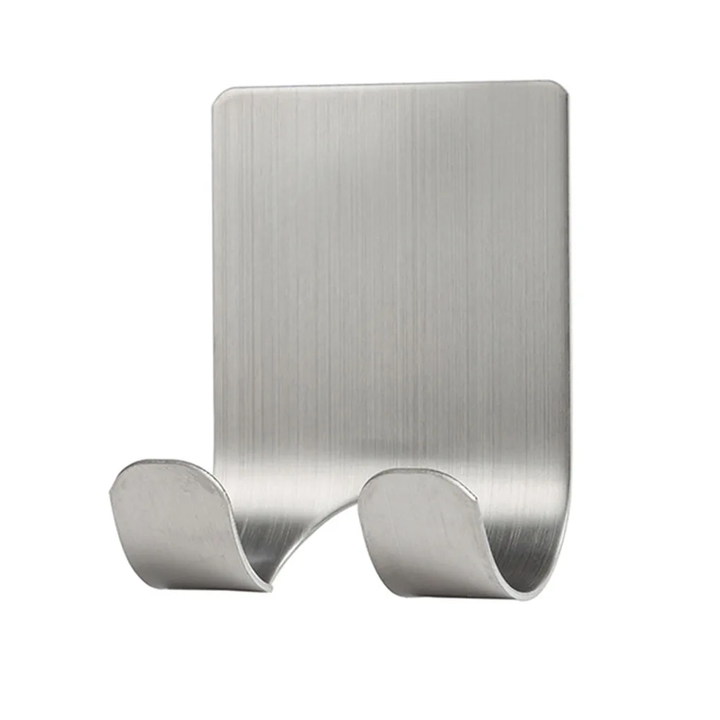 

5 шт. Крючки-вешалки на клейкой основе, настенные вешалки из нержавеющей стали, вешалка для полотенца, подвесной инструмент