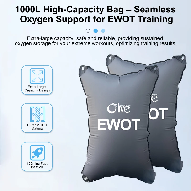 Фото Olive HIIT IHHT Training EWOT Training System 96% e Therapy EWOT 10l e Концентратор с резервуаром емкостью 1000л №3