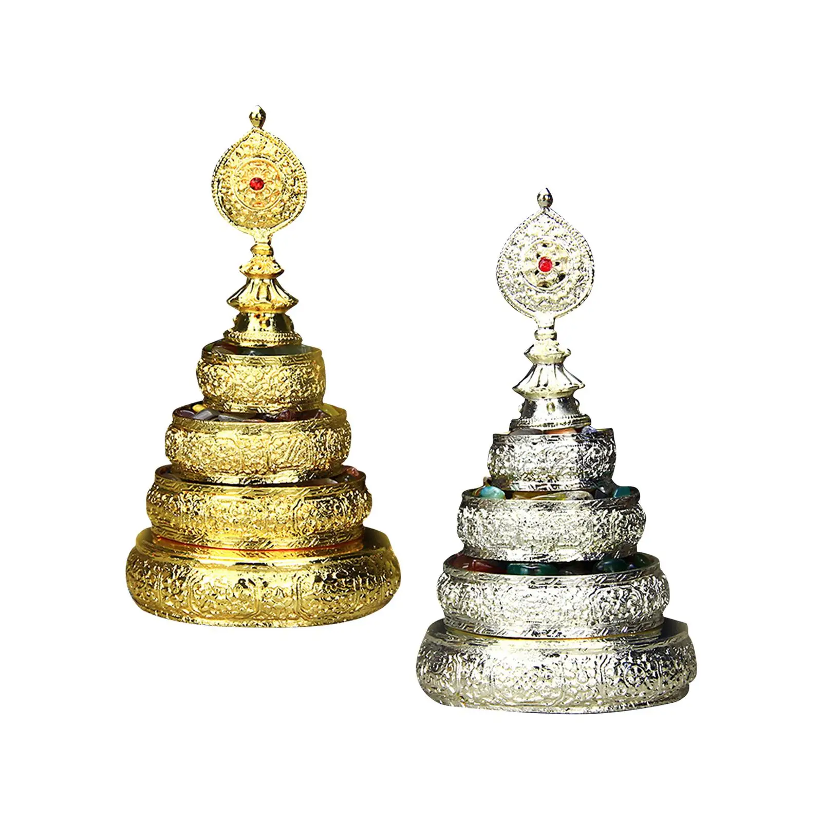 

Mandala Tray Festival Decoration Auspicious Tibetan Mandala Offering