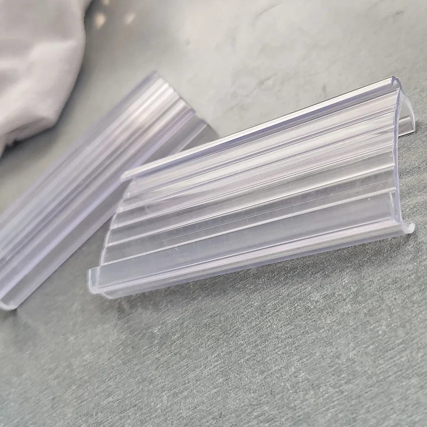 Пластиковая полка этикетка карточка цена держатель дисплея подвижная для