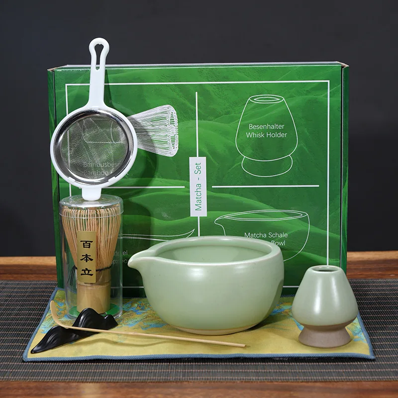 Японский чайный набор маття керамическая Подарочная коробка 9 шт. домашний