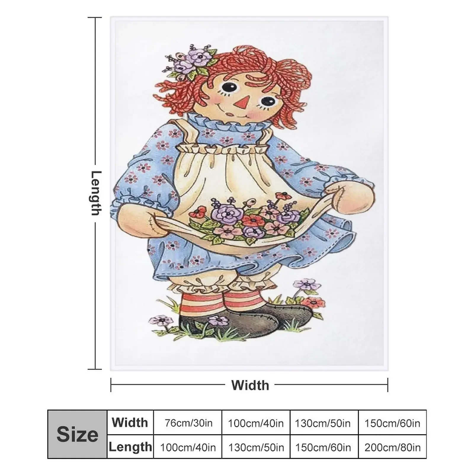 Одеяло Raggedy Ann And Andy большое одеяло с изображением манги одеяла