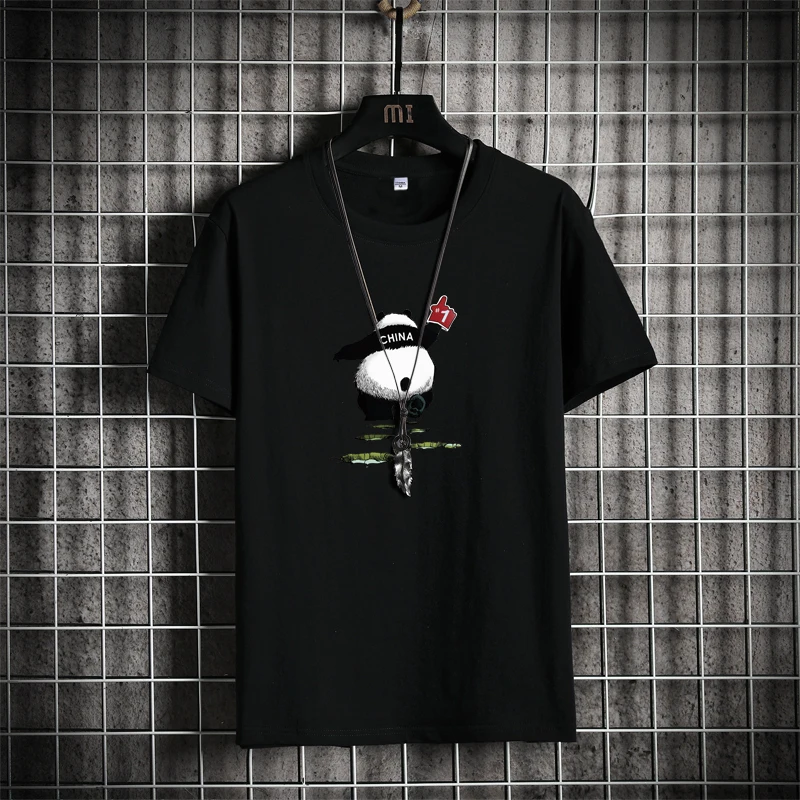 

Футболка мужская оверсайз в стиле Харадзюку, уличная одежда в готическом стиле, с рисунком аниме, в стиле панк, хип-хоп, лето 2022