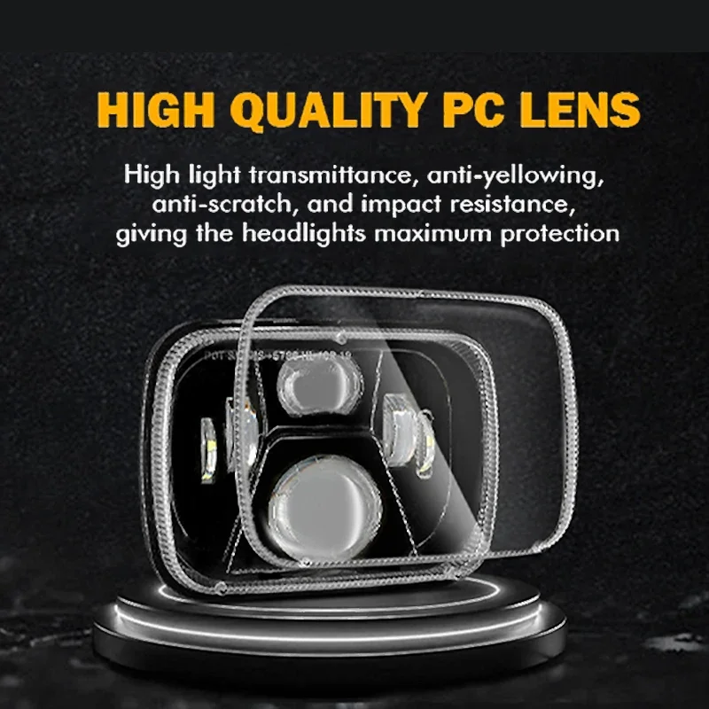 Фары головного света автомобильные 7x6 5x7 дюймов 12 В 1 пара