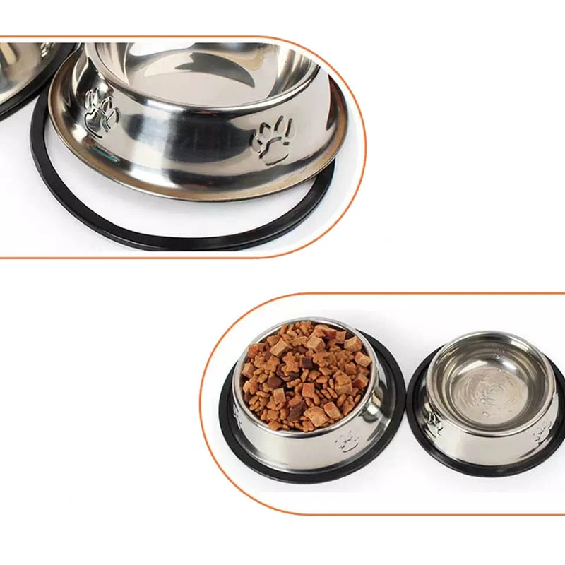 

Premium Stainless Steel Dog Bowl - Keep Your Dog Hydrated and Nourished with this Dish Water and Dog Food Bowl Combo