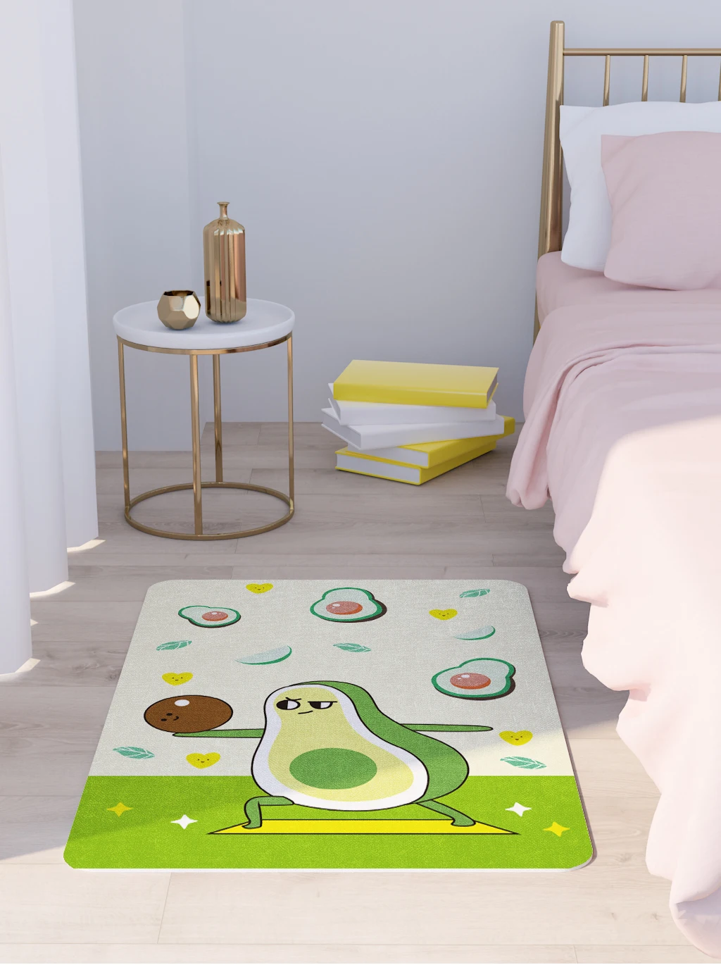 

Мультяшный напольный коврик с принтом фруктов, ковер для гостиной, спальни, ковер, домашний декор, декор для детской комнаты