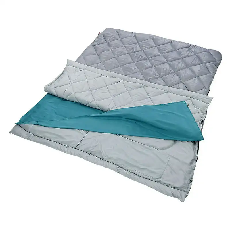 

Двойной спальный мешок для взрослых на 2 человек, 45 °F, серый