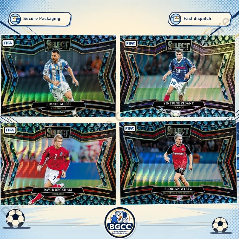 Коллекционная карточка DIY Panini: Футбольные автографы, Чемпионат мира по футболу, Беллингем, Бекхэм, Месси, Флориан Вирц, Пейкок, Параллельный выпуск (art.: 3920dc4b4af89) - 3920dc4b4af89